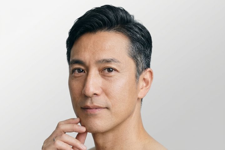 男性の目元治療